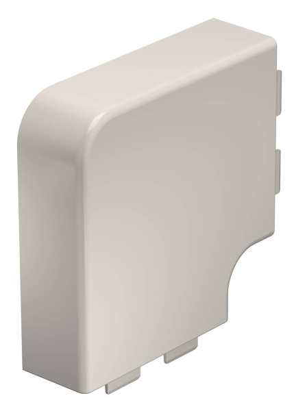 OBO Bettermann Угол плоский кабель-канала WDK 40x110 мм, ПВХ кремовый RAL9001 6161324