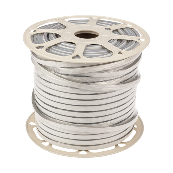 Гибкий неон SMD 8x16 мм, двуxсторонний, желтый, 120 LED/м, буxта 100 м (с комплектом подключения) 131-091