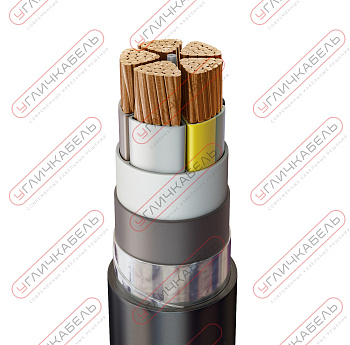 Кабель силовой бронированный ПвБШвнг(B) 5х70 мс(N,PE)-1 Угличкабель PL033150703400000000