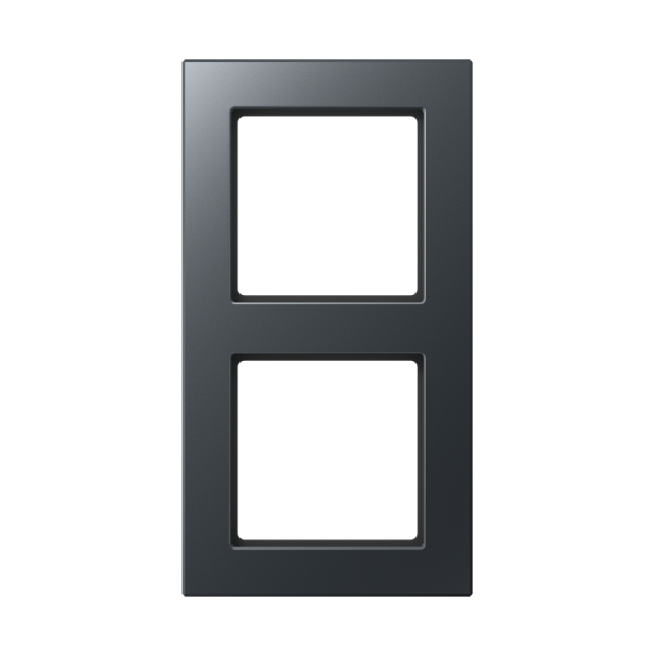 JUNG A creation Матовый антрацит Рамка 2-ая AC582BFANM