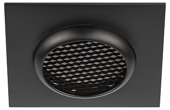 Встраиваемый светильник алюминиевый ЭРА KL110 BK MR16 GU5.3 черный матовый