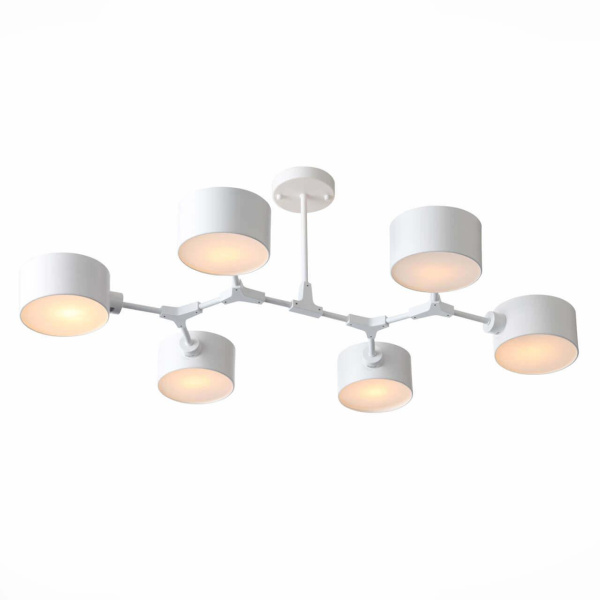 Купить Evoluce SLE183502-06 Светильник потолочный Белый/Белый E14 6*60W