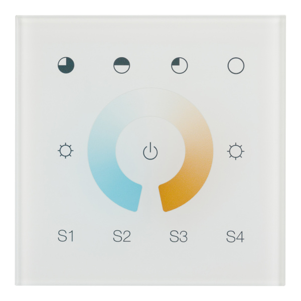 Купить Arlight INTELLIGENT ARLIGHT Сенсорная панель DALI-901-11-1G-4SC-MIX-DT8-IN White (BUS/230V) (INTELLIGENT IP20 Пластик, 3 года) 037196