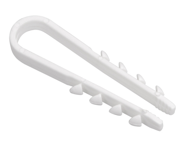 IEK Дюбель хомут 19-25мм нейлон белый (100шт)