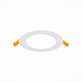 ST Luce ST209.548.06 Светильник встраиваемый Белый LED 1*6W 4000K 370Lm Ra80 110° IP20 D120xH8 90-265V