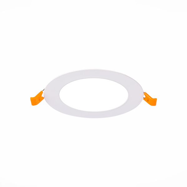 ST Luce ST209.548.06 Светильник встраиваемый Белый LED 1*6W 4000K 370Lm Ra80 110° IP20 D120xH8 90-265V