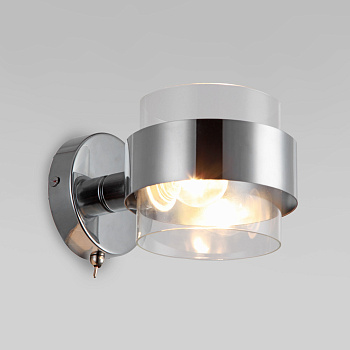 Eurosvet Настенный светильник в стиле лофт 70127/1 хром a056953