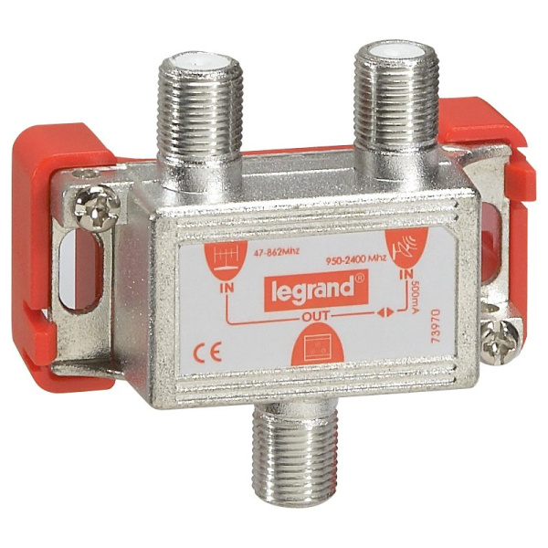Купить Legrand Краб TV 1вход 2 выхода 5-2150МГц 073980