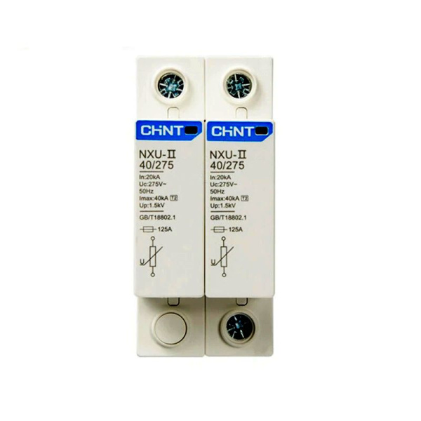 CHINT Ограничитель имп. перенапр. NXU-IIG/F 2P In=25kA Uc=440B Im=65kA (R)