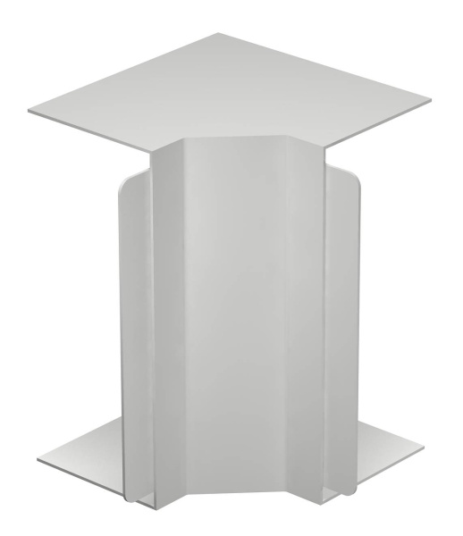 OBO Bettermann Угол внутренний кабель-канала WDK 100x230 мм ПВХ светло-серый 6182364