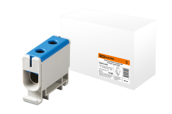 TDM Клемма вводная силовая КВС  6-50 кв.мм. синяя SQ0833-0002