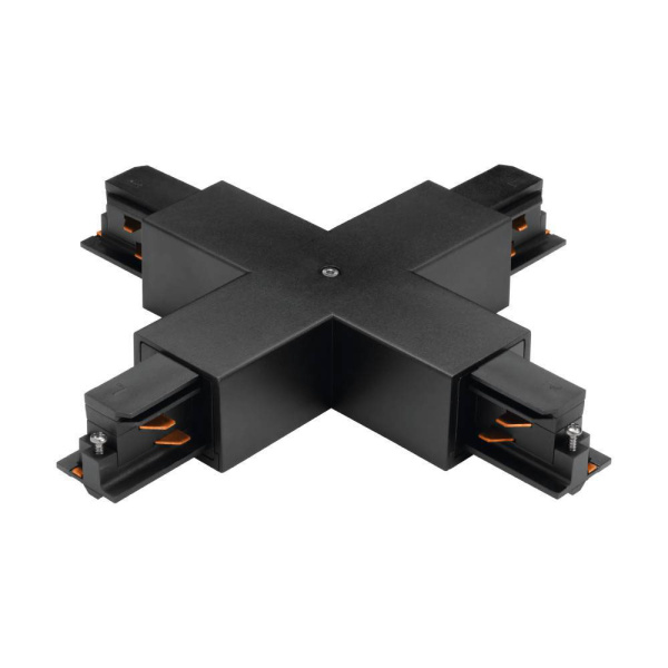 Eglo 60779 Соединитель шинопровода для 4-х сторон, черный