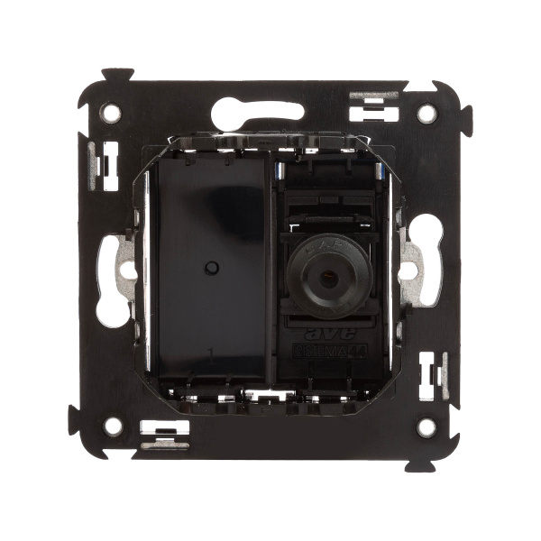 Купить DKC Розетка TV одиночная в стену, "Avanti", "Черный квадрат"