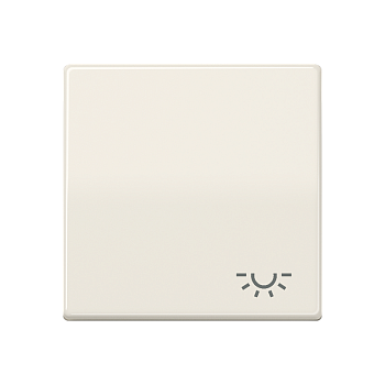 JUNG Слоновая кость Клавиша для выключателя с символом "свет" AS591L