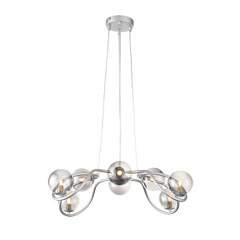 ST Luce SL1502.103.08 Светильник подвесной Хром/Дымчатый G9 8*3W