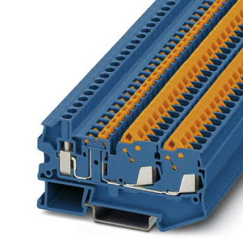 Phoenix Contact QTCU 2,5-TWIN-MT BU Клеммы с ножевыми размыкателями 3050317