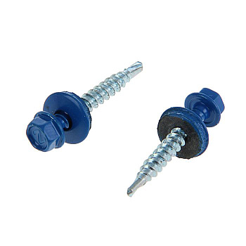 Tech-Krep Саморез КР св. 4,8х35 RAL-5005 (насыщенный синий) (250 шт) - ведро 113535