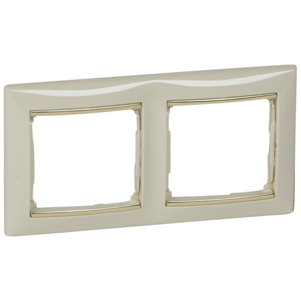Legrand Valena Крем/Золото Рамка 2-ая горизонт. 774152