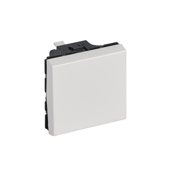 Legrand Mosaic Кнопка 6А, 2М, белая 077040