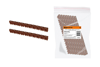 TDM Маркер наборный - символ "1" коричневый 2,5 мм2 (150 шт.) SQ0534-0017