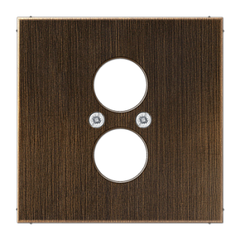 JUNG крышка для разъема акустических систем, латунь Antik ME2962-2AT