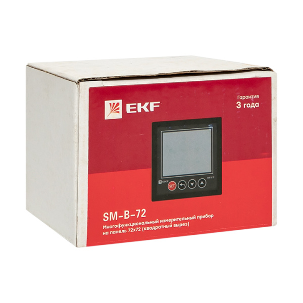 Купить EKF Basic Многофункциональный измерительный прибор SMB-72 на панель 72х72 (квадратный вырез)