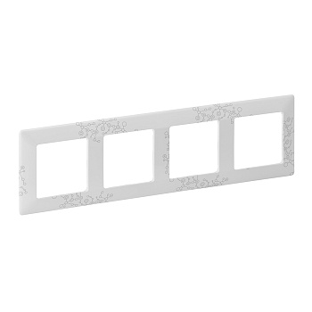 Legrand Valena LIFE Эл Грей Рамка 4-ая 754124