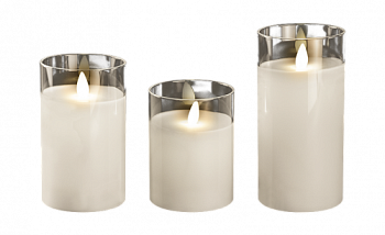 ФАZA Светодиодная Свеча Свечи CL7-SET3-wh (3 свечи, пульт ДУ, бел.) .5018853