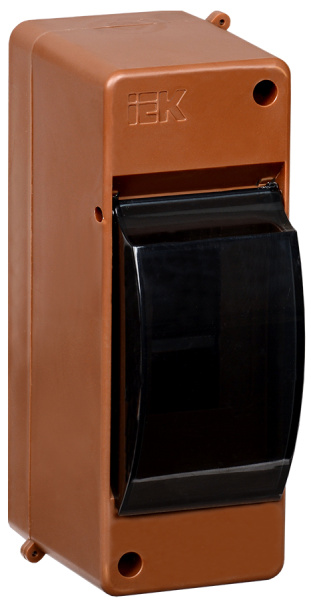 IEK KREPTA 3 Корпус пластиковыйКМПн 2/2 IP30 дуб откр.монтаж