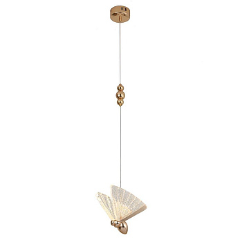 Kink Light 08444-1B,33 Подвес Баттерфляй золото w22*16 h200 (высота корпуса светильника h24) Led 8W (3000K)