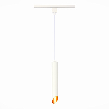 ST LUCE ST152.516.01 Светильник трековый Белый GU10 1*50W  IP20 D60xH400 220V Без ламп