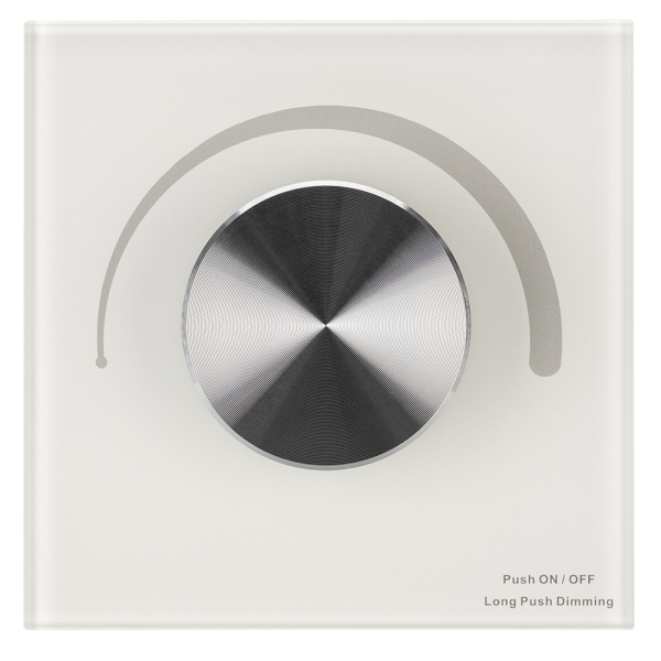 Купить Arlight Панель SMART-P37-DIM-IN White (230V, 1.2A, TRIAC, Rotary, 2.4G) (IP20 Пластик, 5 лет) 027115