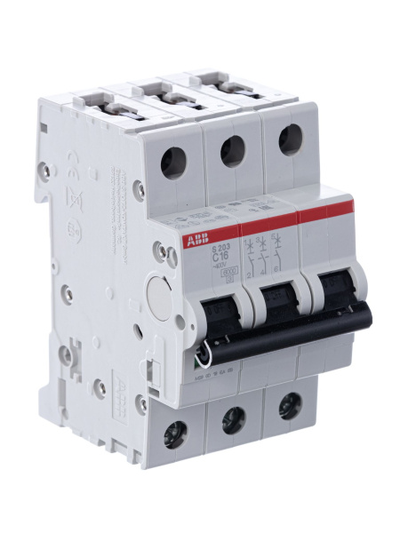 Купить ABB Выключатель автоматический 3-полюсной S203 C16 2CDS253001R0164