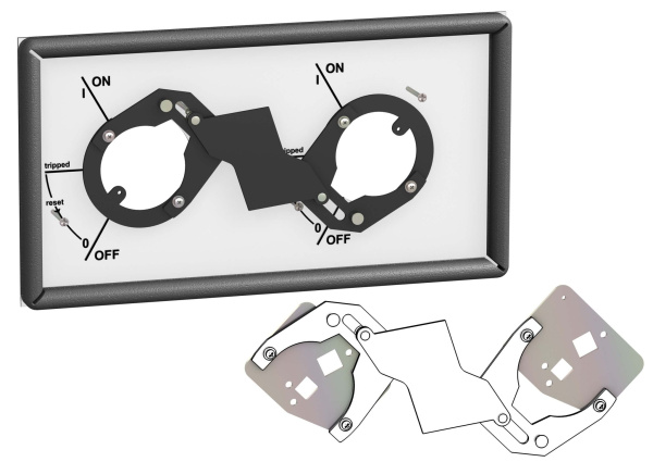 Купить SE Compact NSX Механическая блокировка 2 поворотные рукоятки(NSX100/250) LV429369