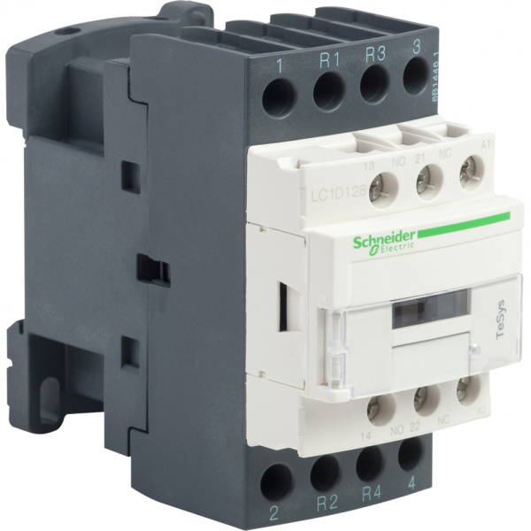 SE Contactors D Контактор 4P (2НО+2НЗ), АС1 25А, НО+НЗ, 110В 50/60Гц LC1D128F7