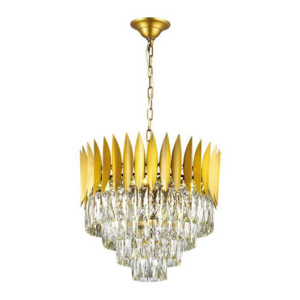 Odeon Light 4124/12 ODL19 439 золото/хрусталь Люстра E14 12*40W VALETTA