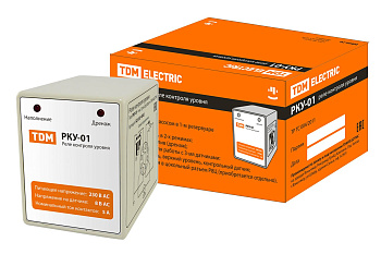 TDM Реле контроля уровня РКУ-01-1нас/1рез/2ур/3датч-230В-8Ц (без датчиков) SQ1507-0002