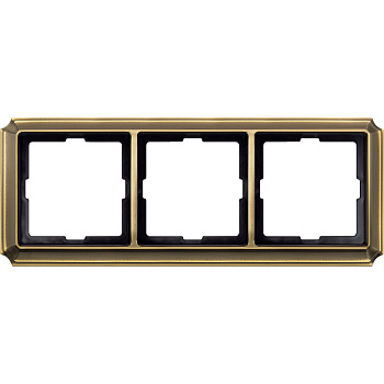 SE Merten SD Antik Античная латунь Рамка 3-ая MTN483343
