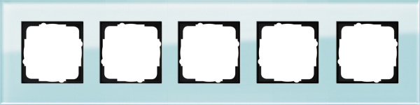 Gira ESP Салатовое Стекло Рамка 5-ая 021518