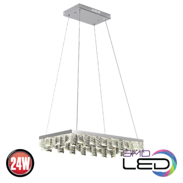 Horoz Electric 019-027-0024 24W 4000K 180-260V ХРУСТАЛЬ Светодиодная люстра NIRVANA-24 HRZ01000708