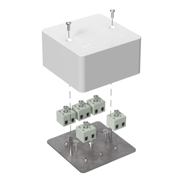 Промрукав Коробка огнестойкая для кабель-канала 40-0460-FR2.5-10 Е15-Е120 85х85х45