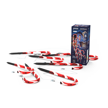 Gauss Светильник новогодний Holiday " Волшебные конфеты", IP44 мультицвет LED 1/8 HL011