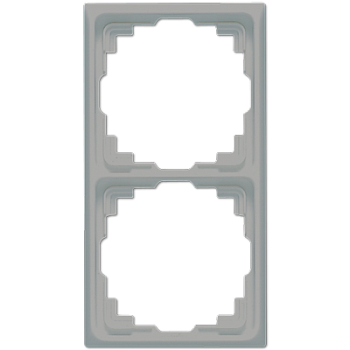 JUNG Рамка для инсталляции в кабельных каналах, 2-кратная серая CD582KGR