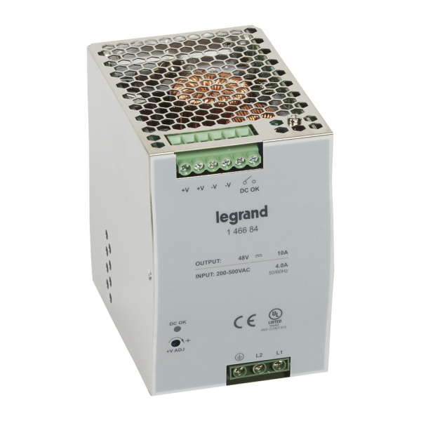 Legrand 1/2-фазный Импульсный источник питания 48В 480Вт10A 146684