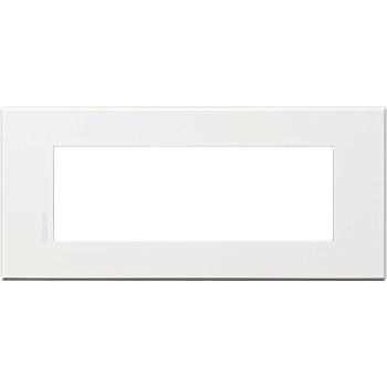 BT Axolute Air Матовая белая Рамка, итальянская модульность, 6 модулей HW4806AW