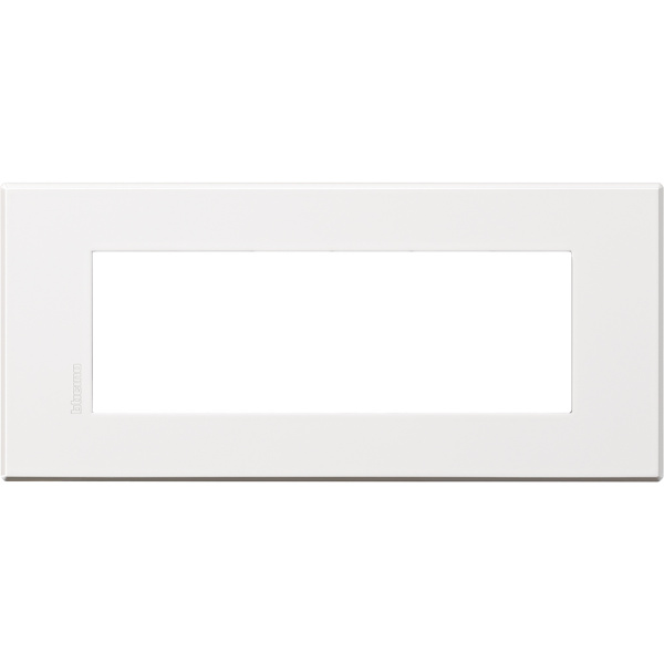 BT Axolute Air Матовая белая Рамка, итальянская модульность, 6 модулей HW4806AW