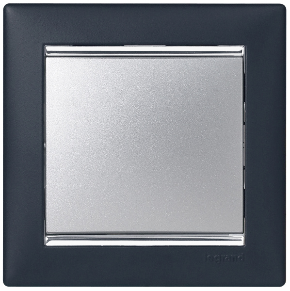 Купить Legrand Valena Ноктюрн/Серебро Рамка 1-ая 770391