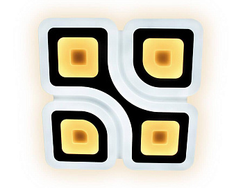 Ambrella Потолочный светодиодный светильник с пультом FA801 WH белый 126W 500*500*50 (ПДУ РАДИО 2.4)