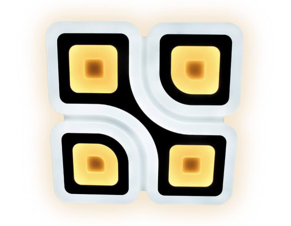 Ambrella Потолочный светодиодный светильник с пультом FA801 WH белый 126W 500*500*50 (ПДУ РАДИО 2.4)