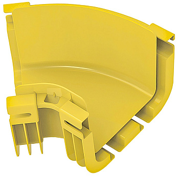IEK ITK Поворот горизонтальный 45град опт. лотка 120мм DS-120-LL23F